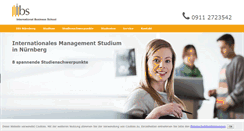 Desktop Screenshot of international-business-school.de